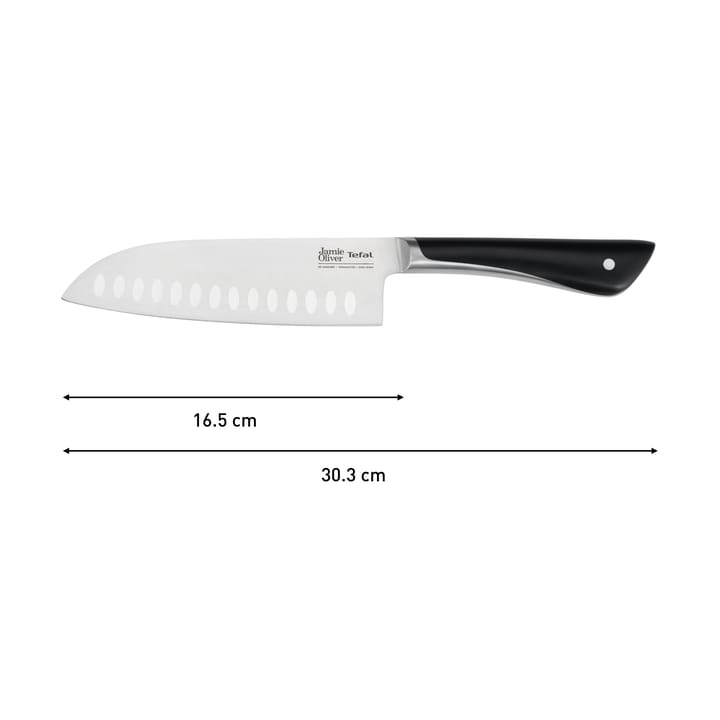 Faca santoku Jamie Oliver 16,5 cm - Aço inoxidável - Tefal