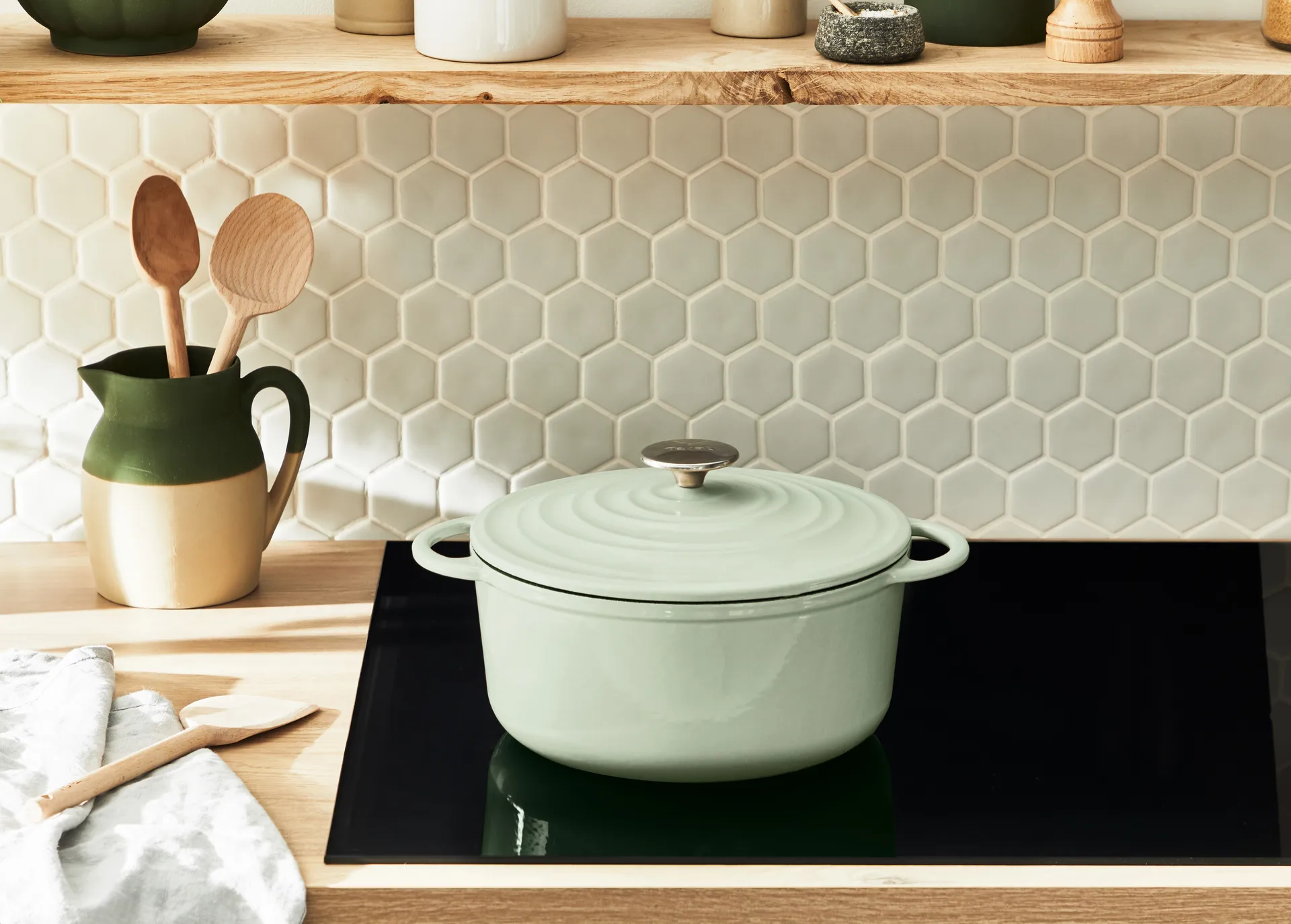 Panela redonda 5 L Tefal LOV, Verde  Tefal