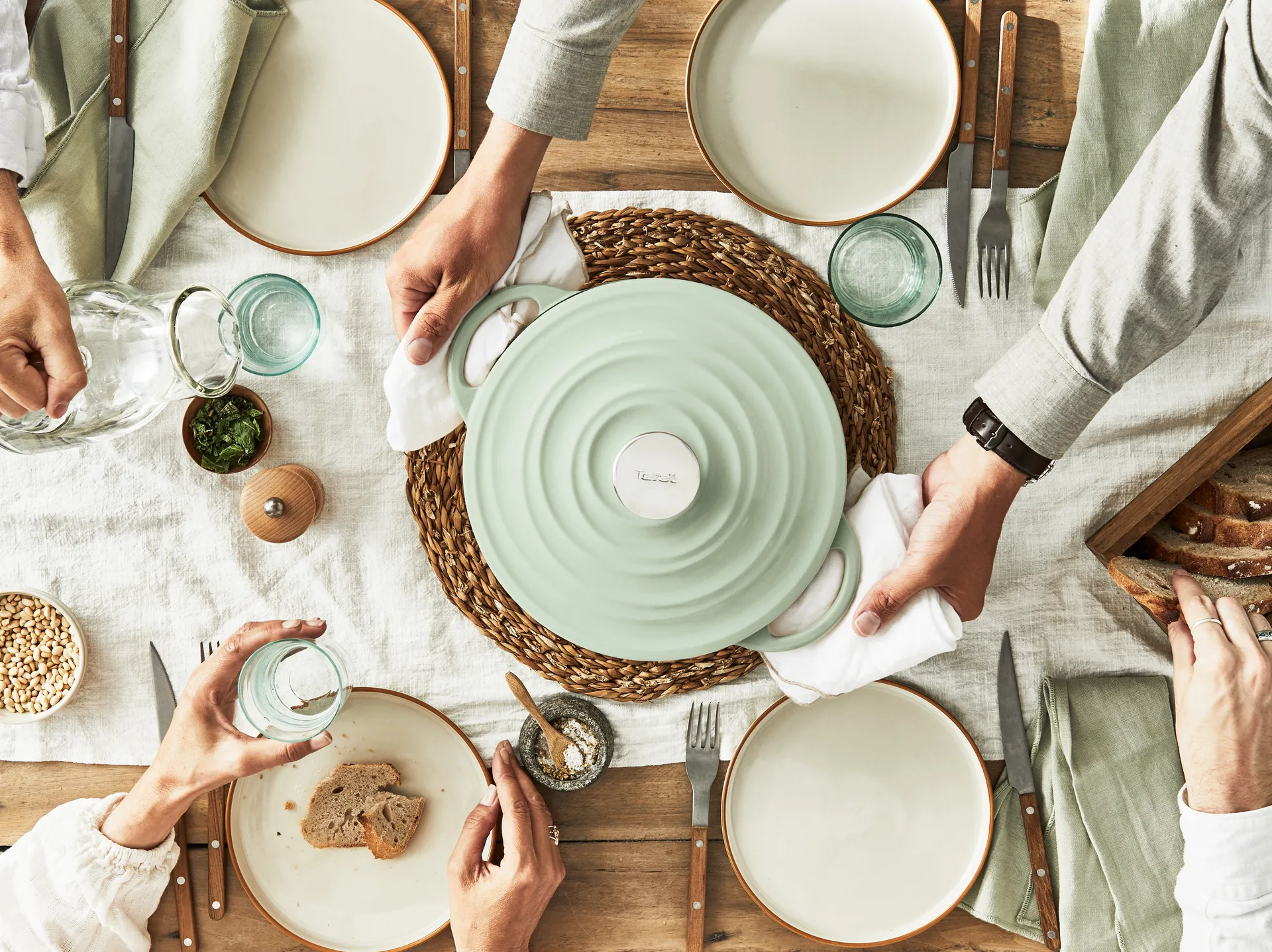 Panela redonda 5 L Tefal LOV, Verde  Tefal