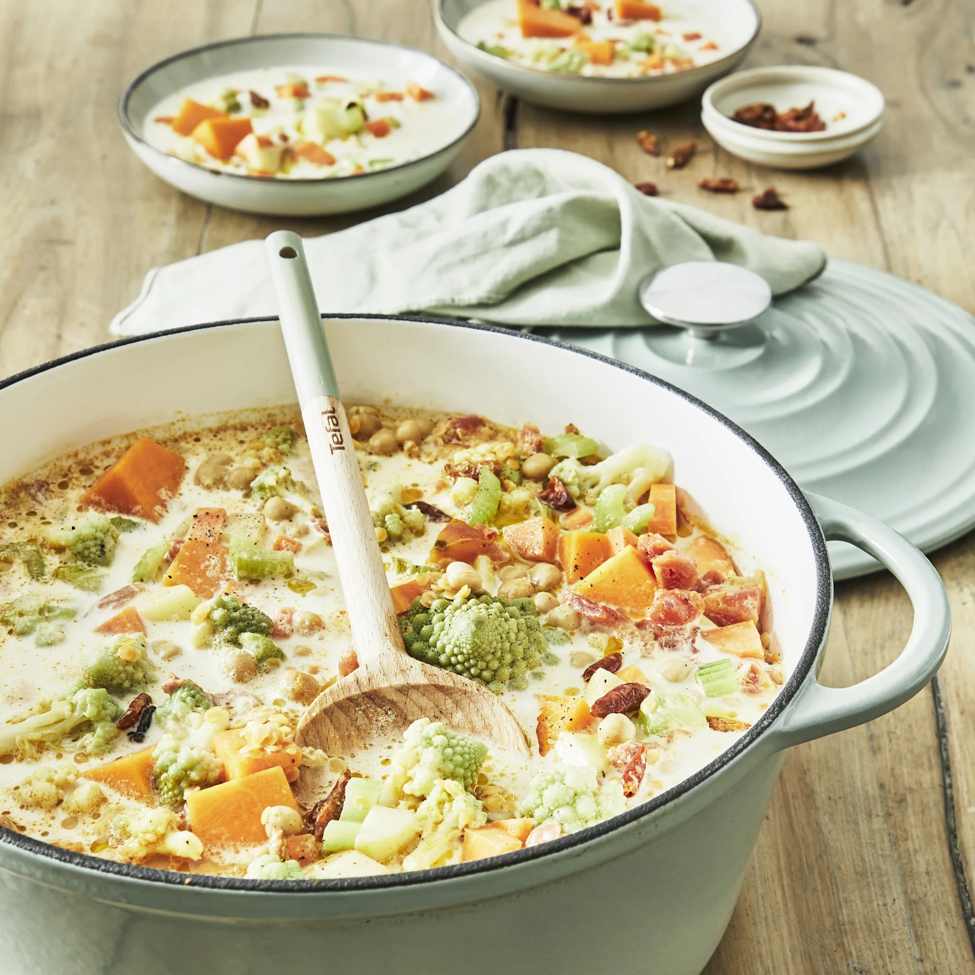 Panela redonda 7,4 L Tefal LOV, Verde  Tefal