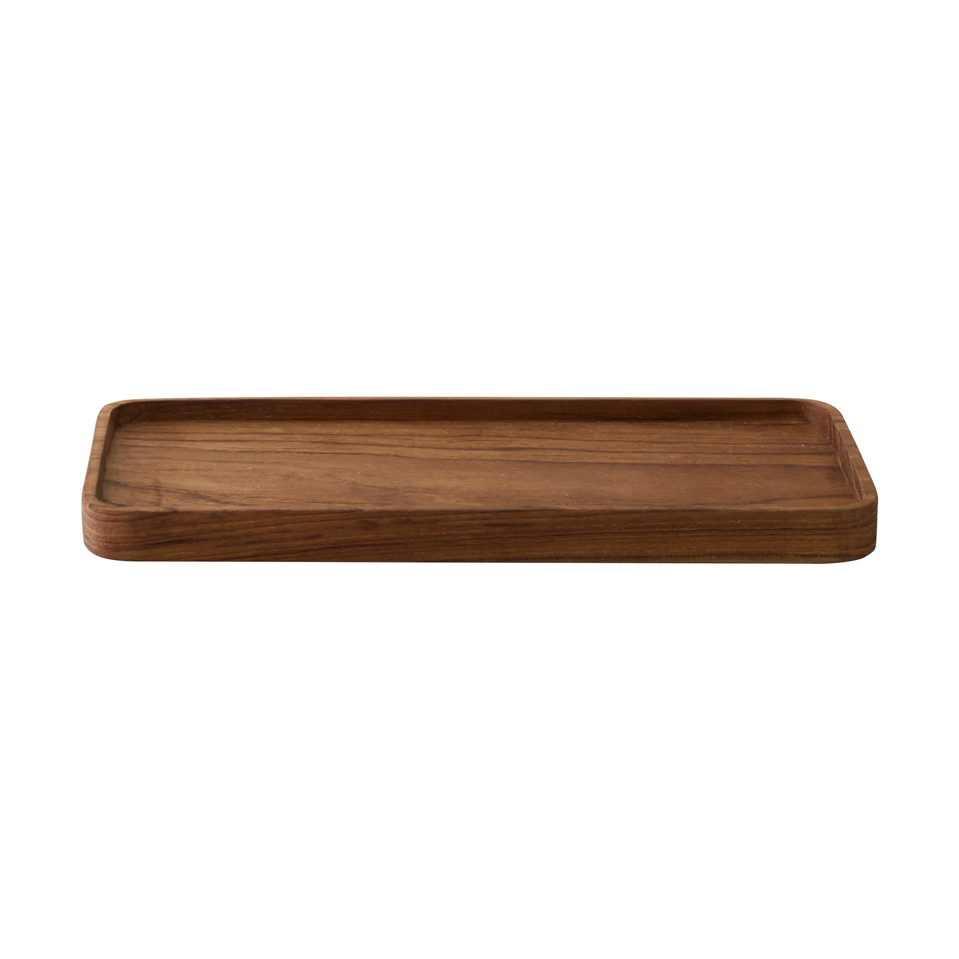 Bandeja de servir Teak 12,5x27,5 cm, Marrom Tell Me More