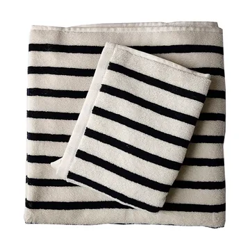 Bonnie toalha de banho 70x140 cm - Preto - Tell Me More