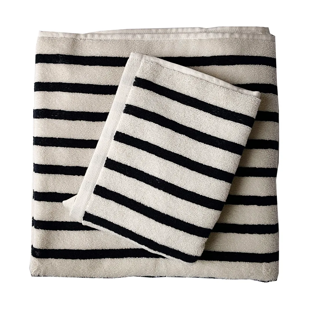 Bonnie toalha de mão 50x70 cm, Preto Tell Me More