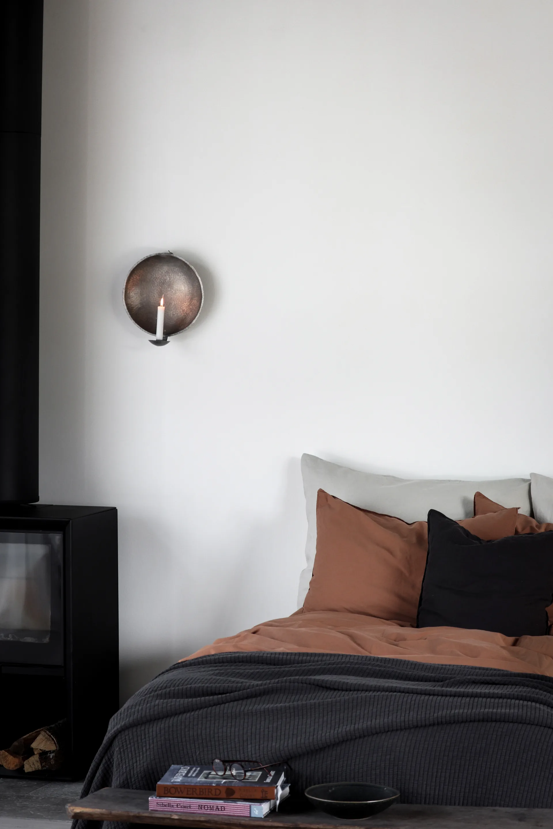 Brick colcha 140x200 cm, Charcoal Tell Me More