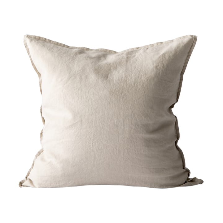 Capa de almofada de linho Washed 50x50 cm - Cinzento quente  - Tell Me More