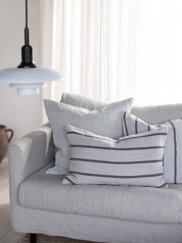 Capa de almofada Melvin 40x60 cm - Risca taupe - Tell Me More
