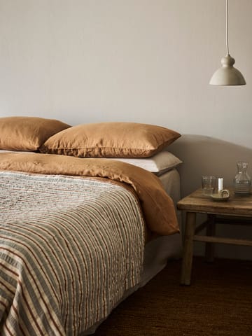 Colcha Malva 180x260 cm - Cinza-vermelho ferrugem - Tell Me More