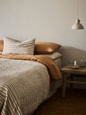 Colcha Malva 180x260 cm - Cinza-vermelho ferrugem - Tell Me More