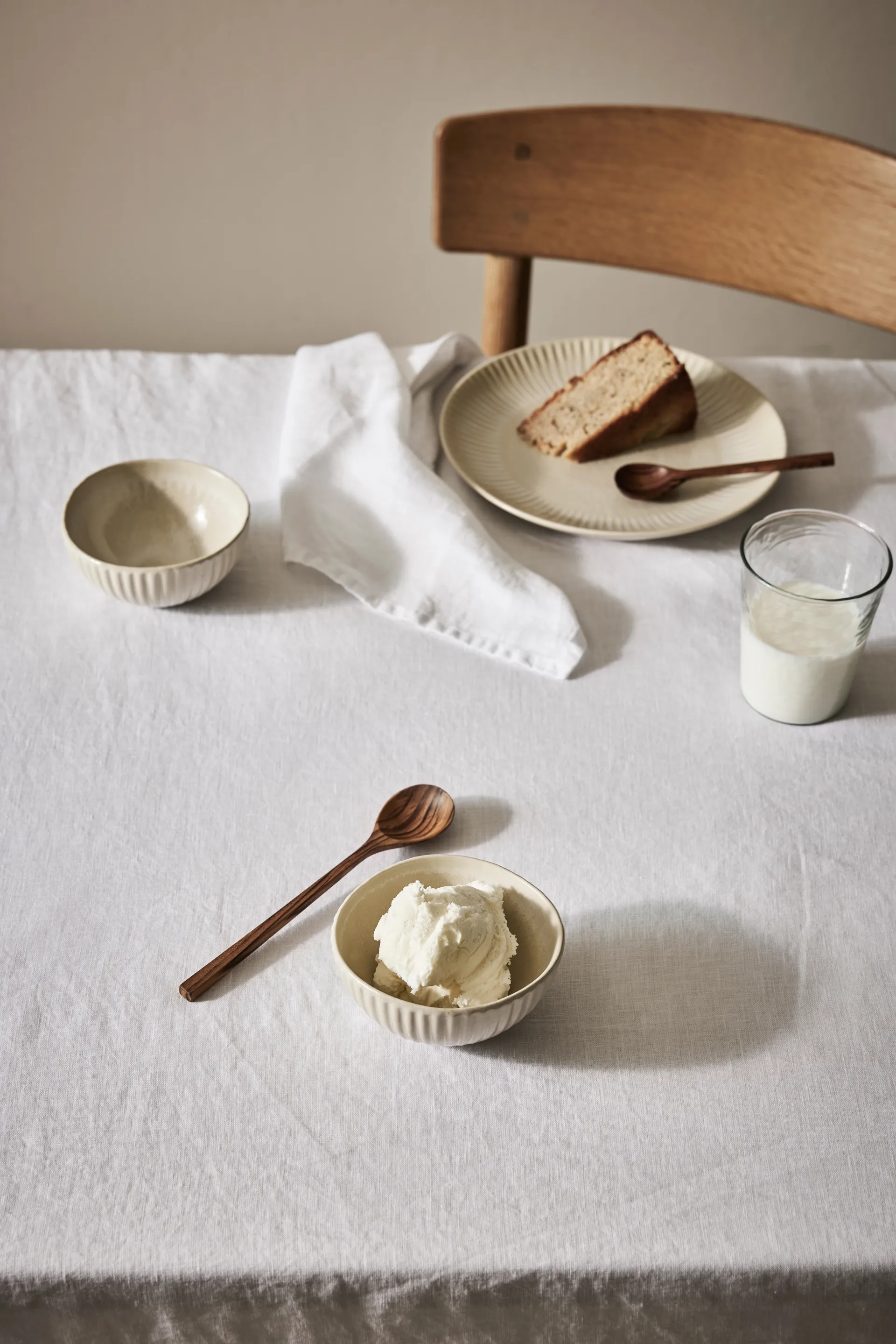 Colheres de servir Teak 2 peças, Marrom Tell Me More