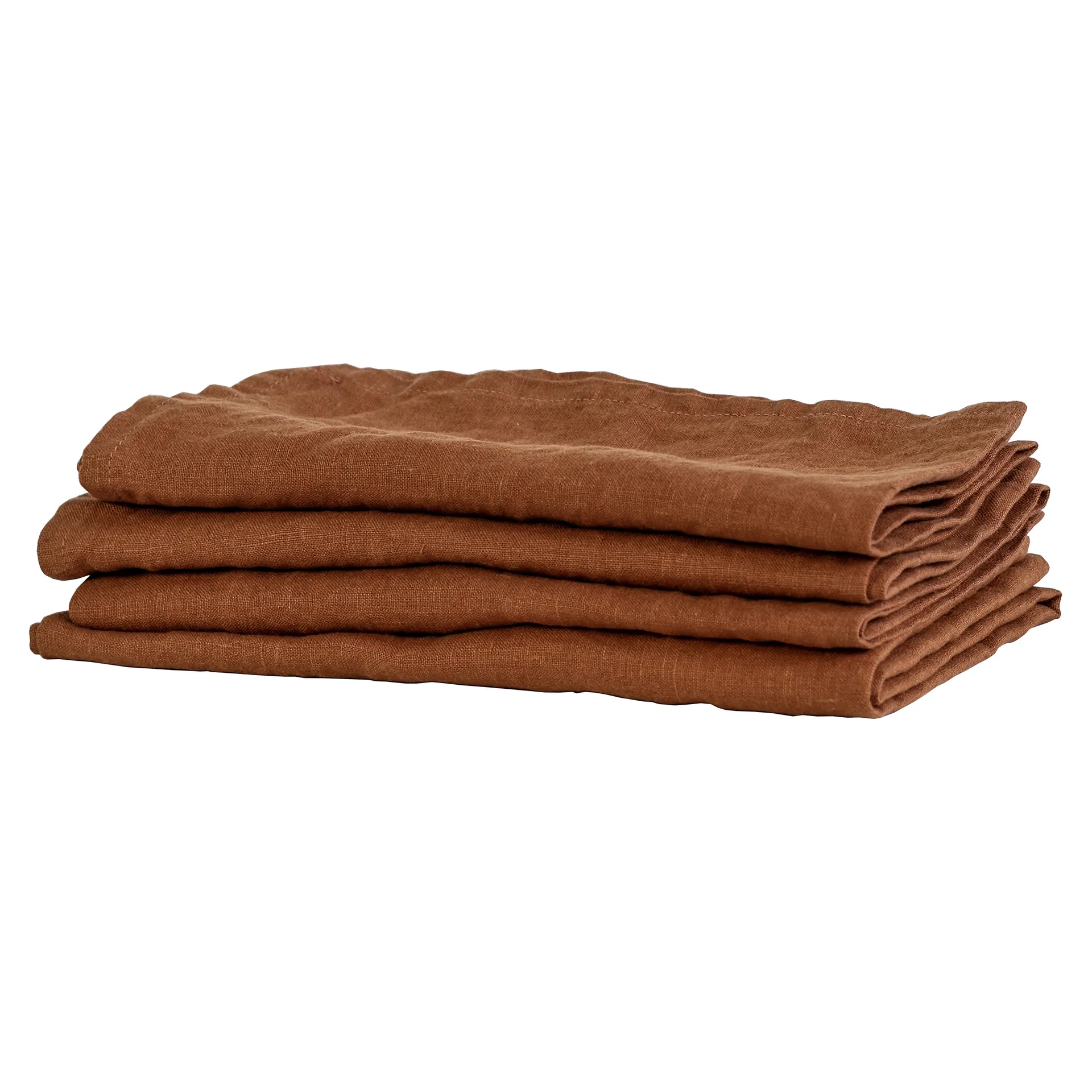 Guardanapo de linho Washed, amber (castanho) Tell Me More