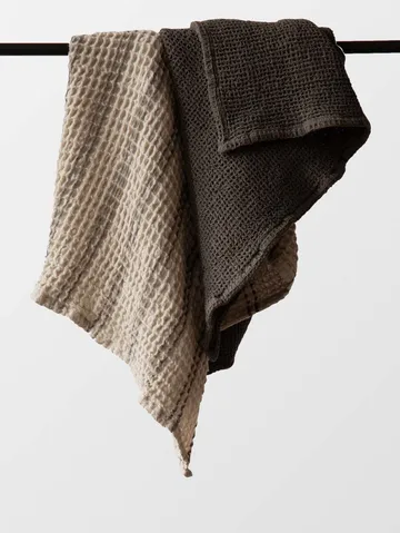 Nella toalha de mão 50x70 cm - Taupe Stripe - Tell Me More