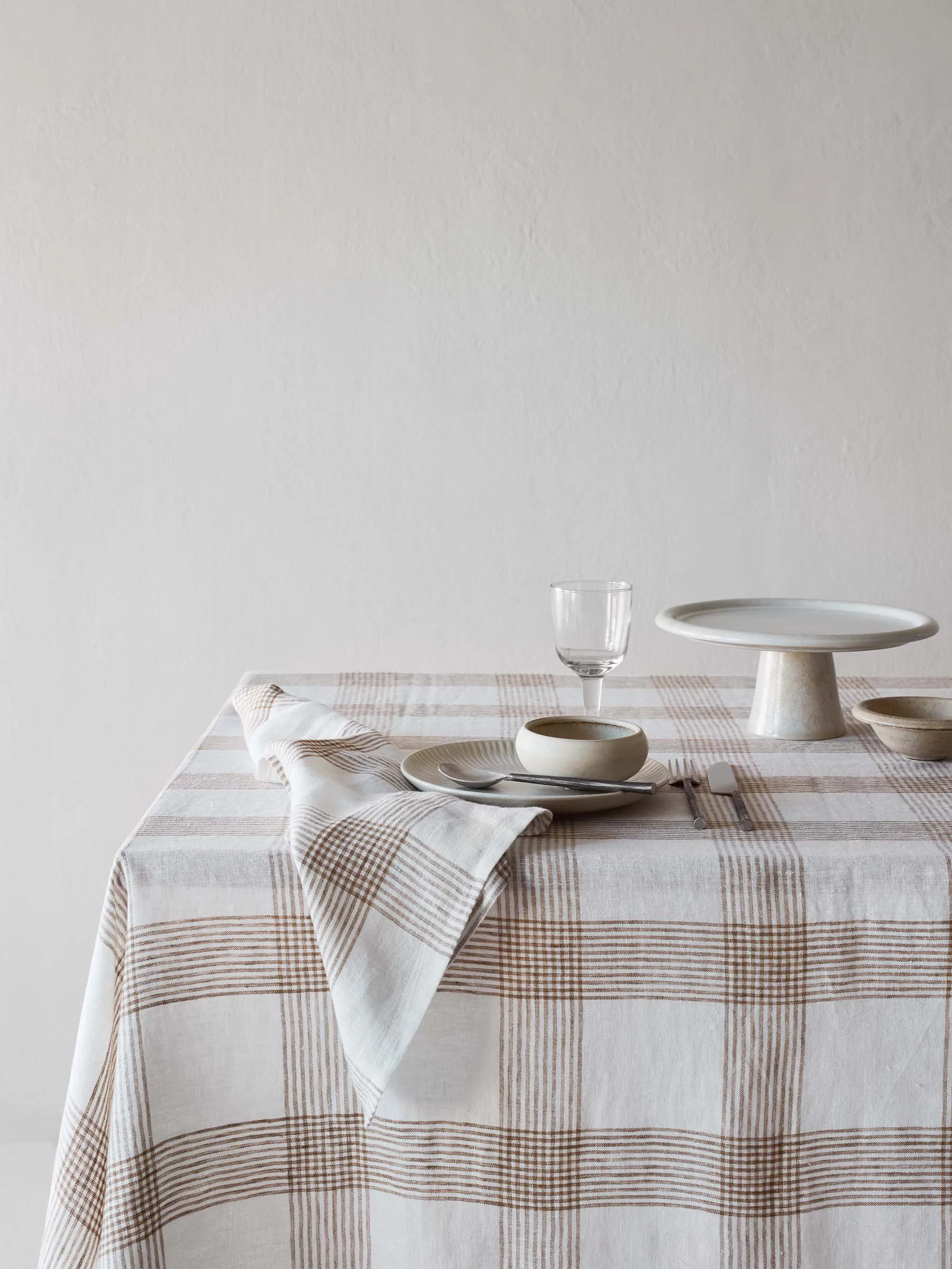 Odette guardanapo de tecido , Castanho, 45x45 cm Tell Me More