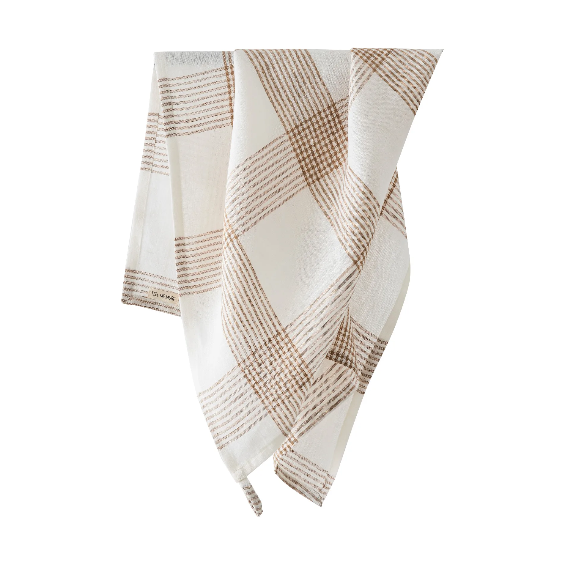 Odette pano de cozinha, Castanho, 50x70 cm Tell Me More