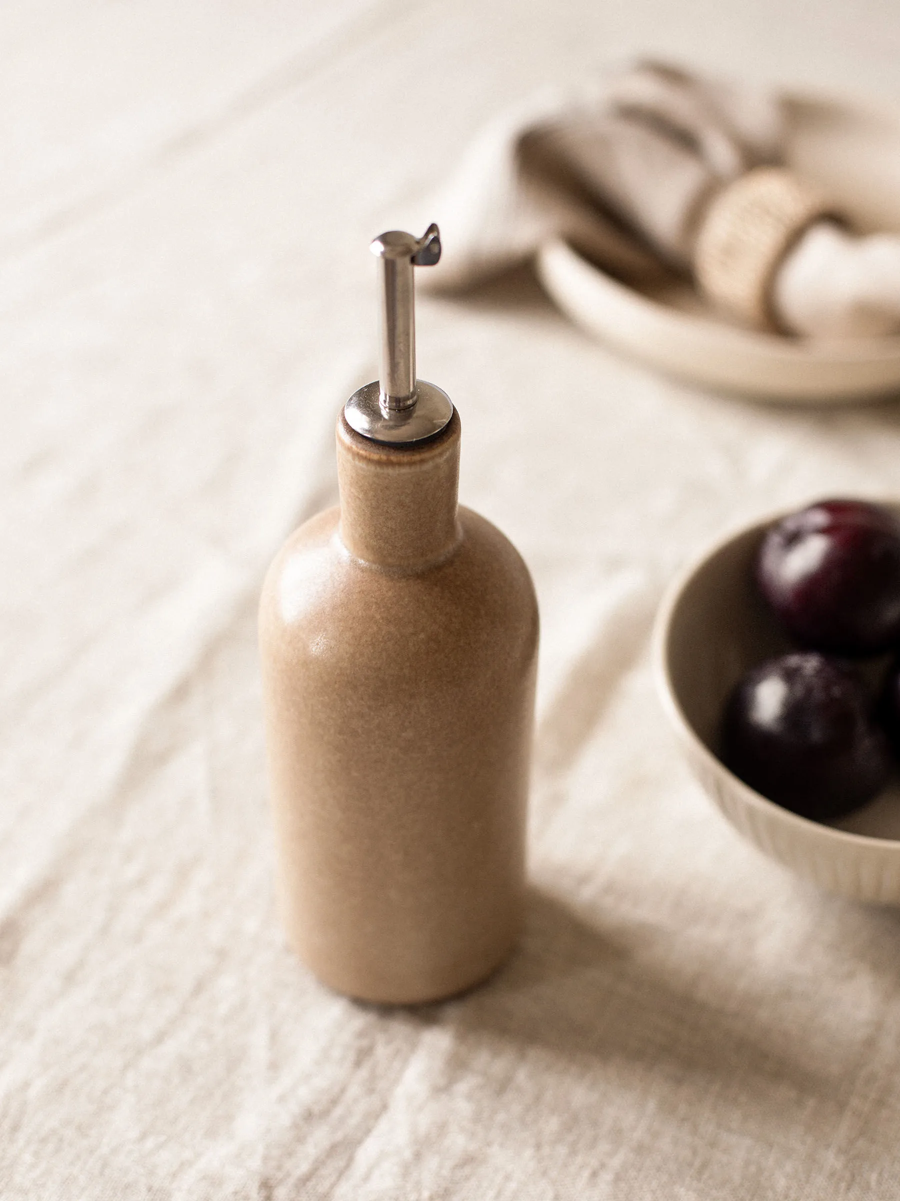 Palermo garrafa para óleo e vinagre, Bege, pequeno 50 cl Tell Me More