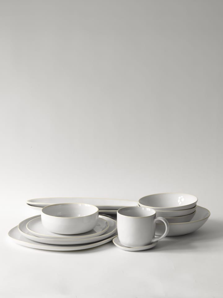 Prato fundo Vince Ø22,5 cm, Branco Tell Me More