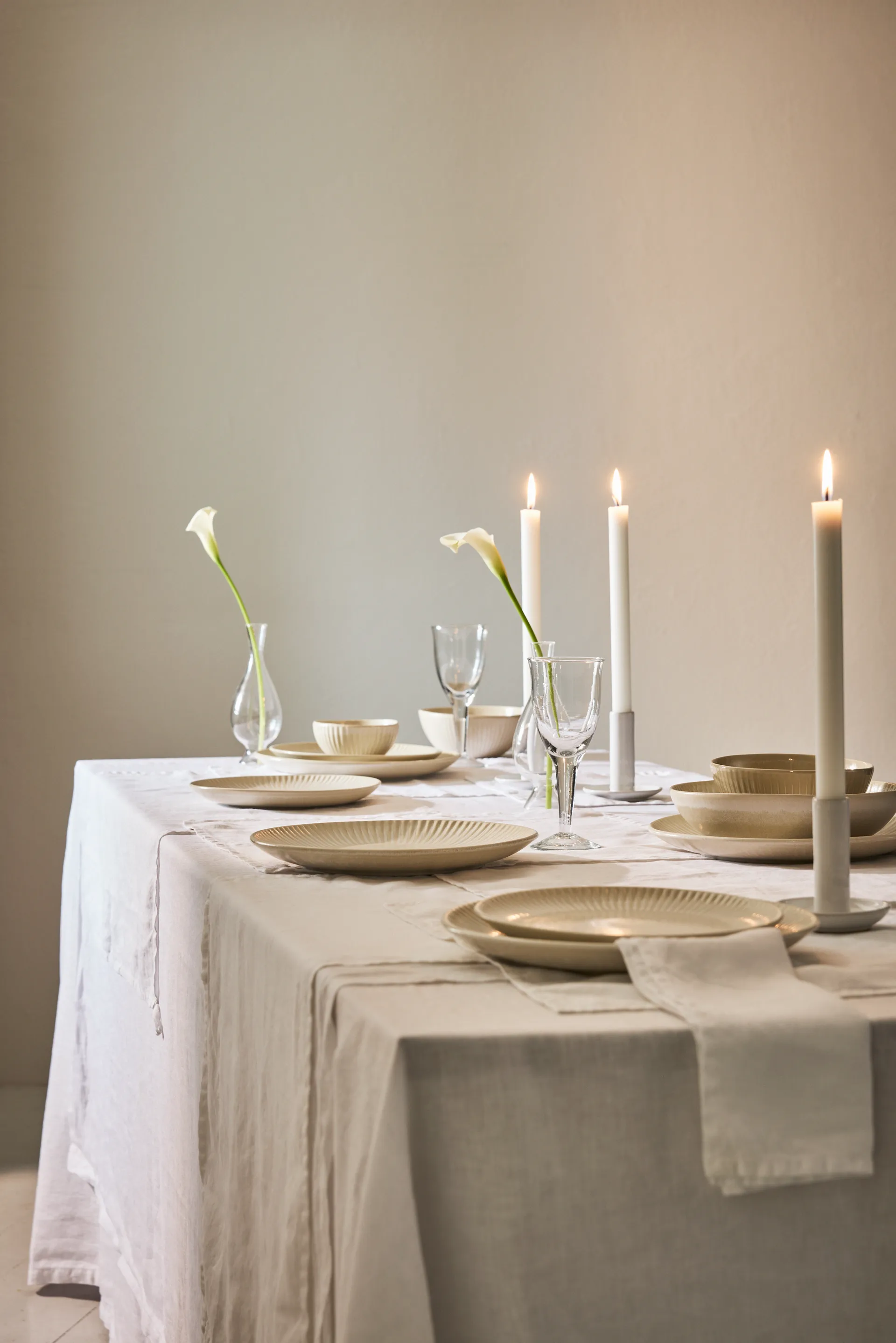 Prato Granada Ø22 cm, Cremevit-bege Tell Me More