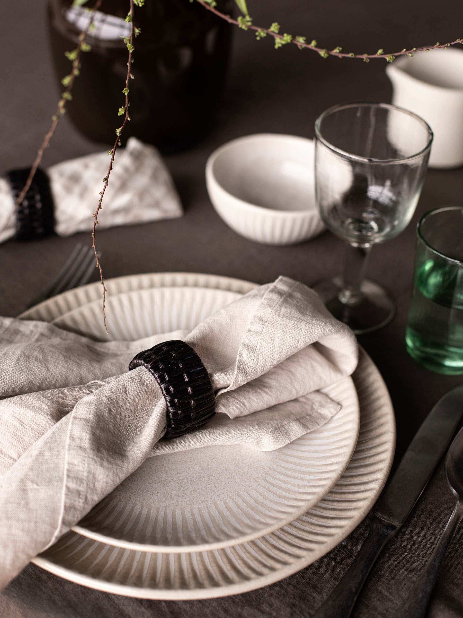 Prato Granada Ø22 cm, Cremevit-bege Tell Me More