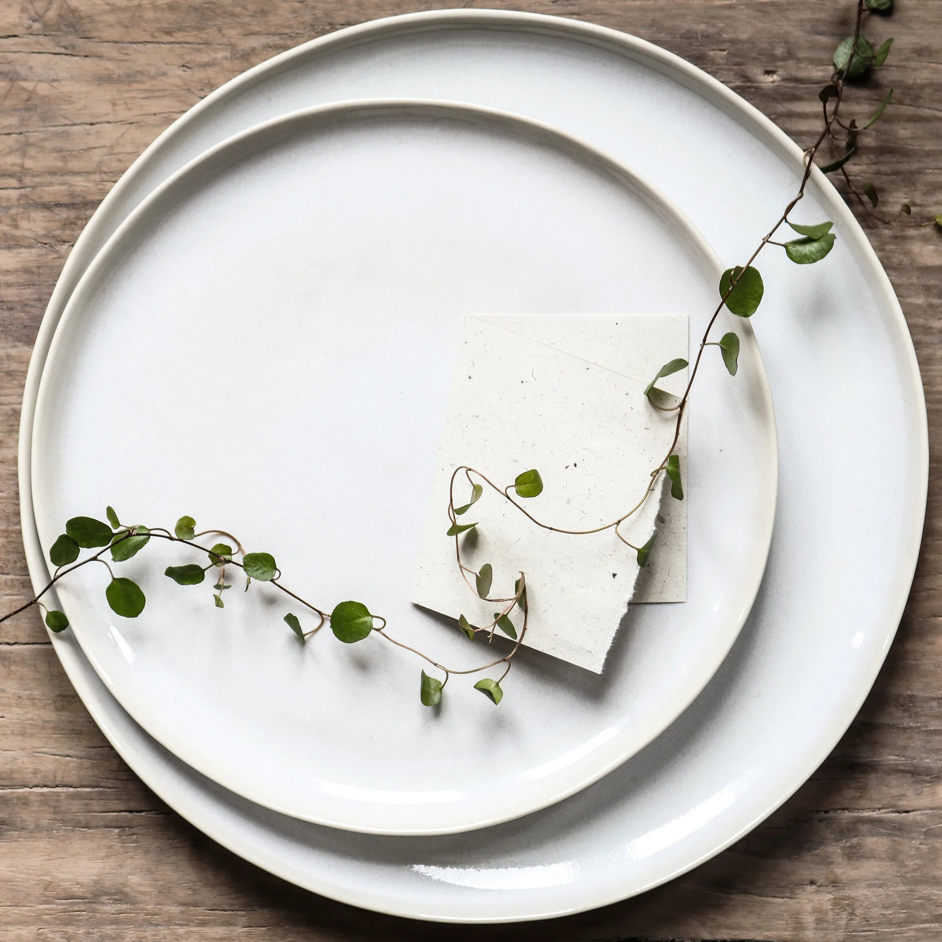 Prato Vince 27 cm, Branco Tell Me More