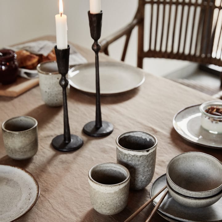 Suporte de velas Boule preto, Grande Tell Me More