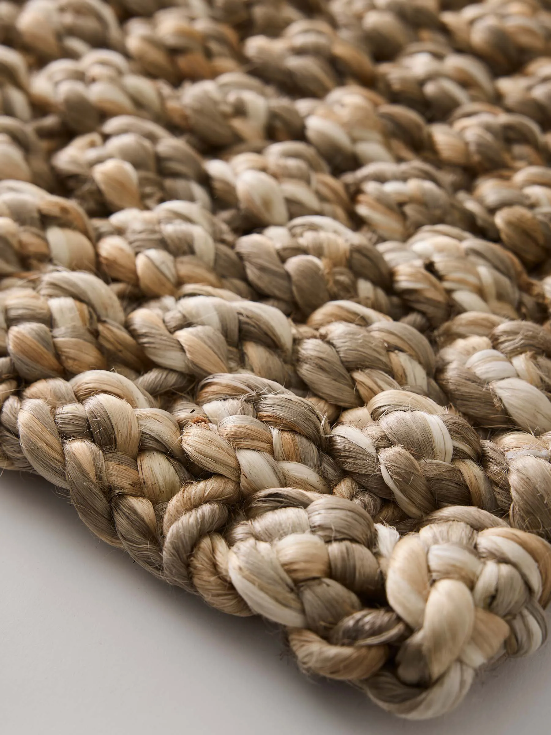 Tell Me More Braided jute tapete de porta 45x75 cm, Multicor Tell Me More