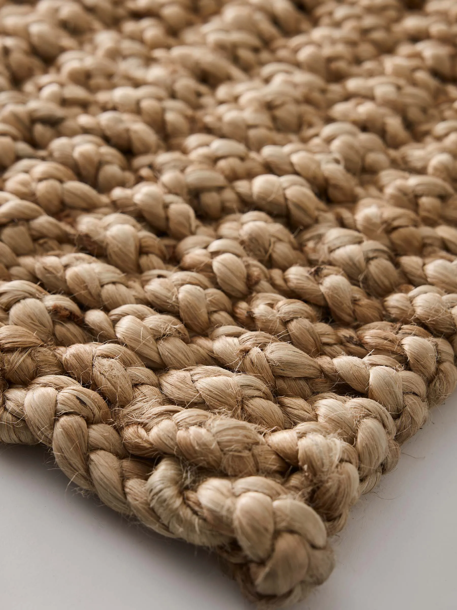 Tell Me More Braided jute tapete de porta 45x75 cm, Natural Tell Me More