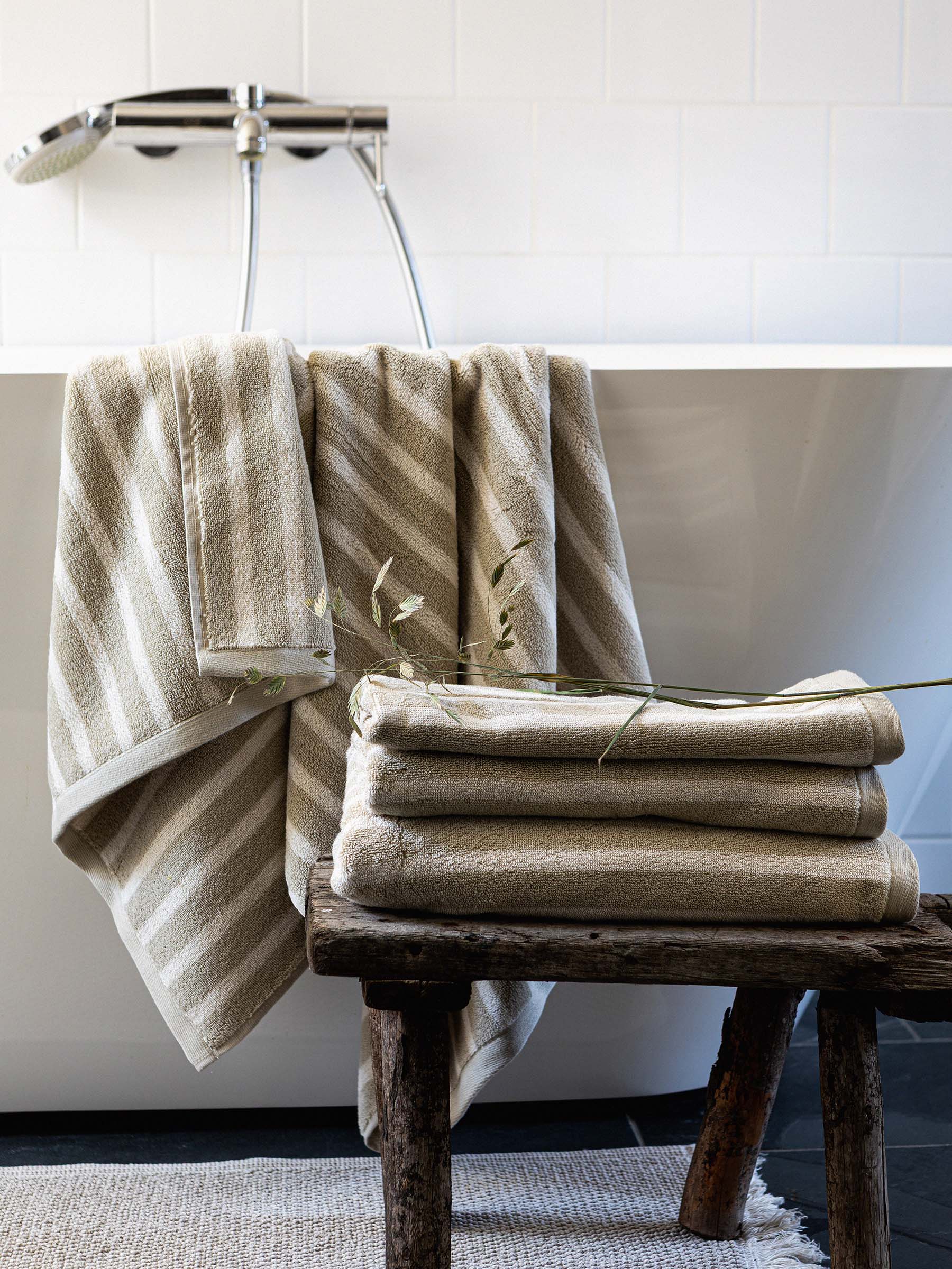 Toalha Bonnie 70x140 cm, Beige Tell Me More