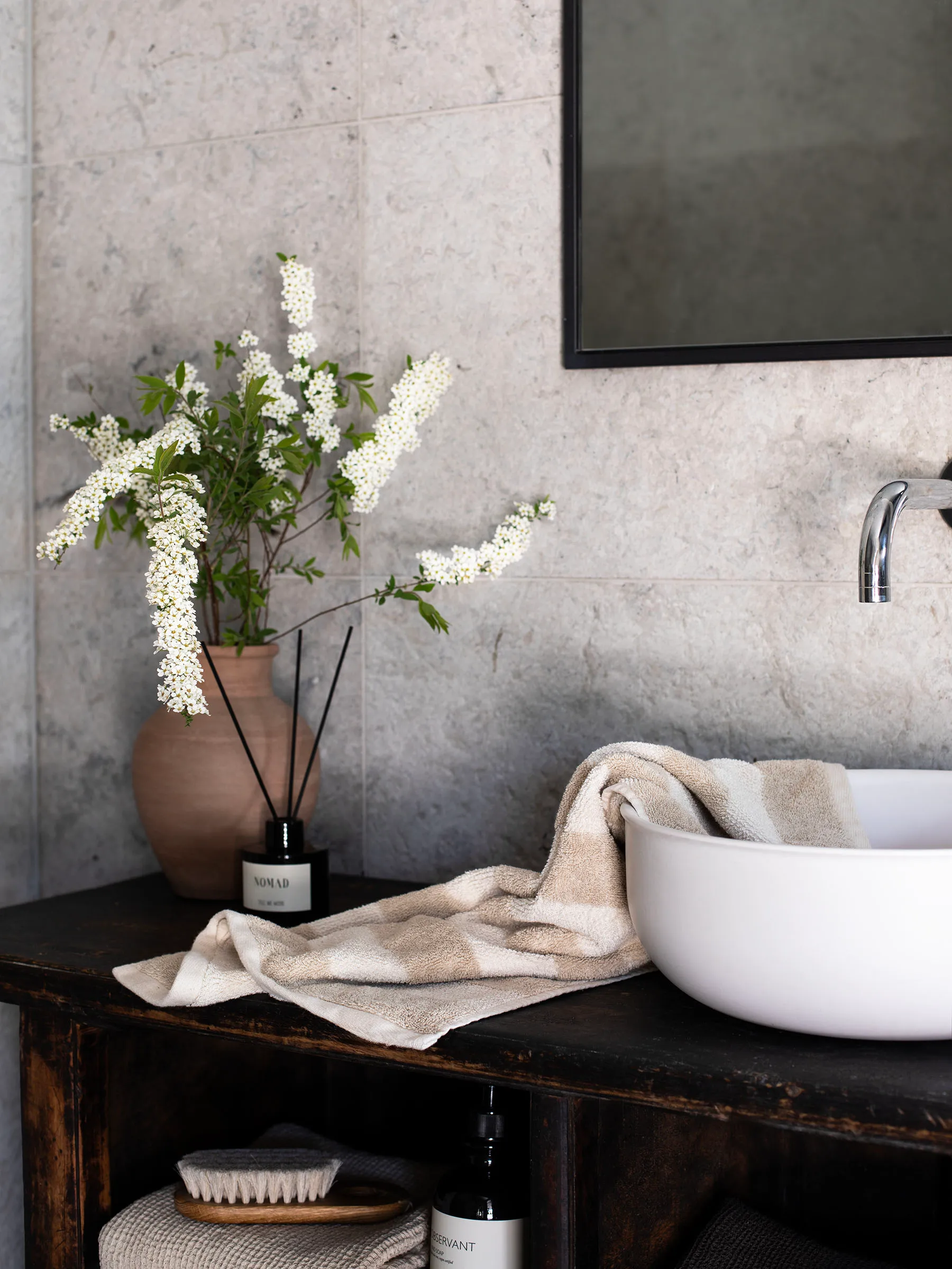 Toalha Cleo 50x70 cm, Beige Tell Me More