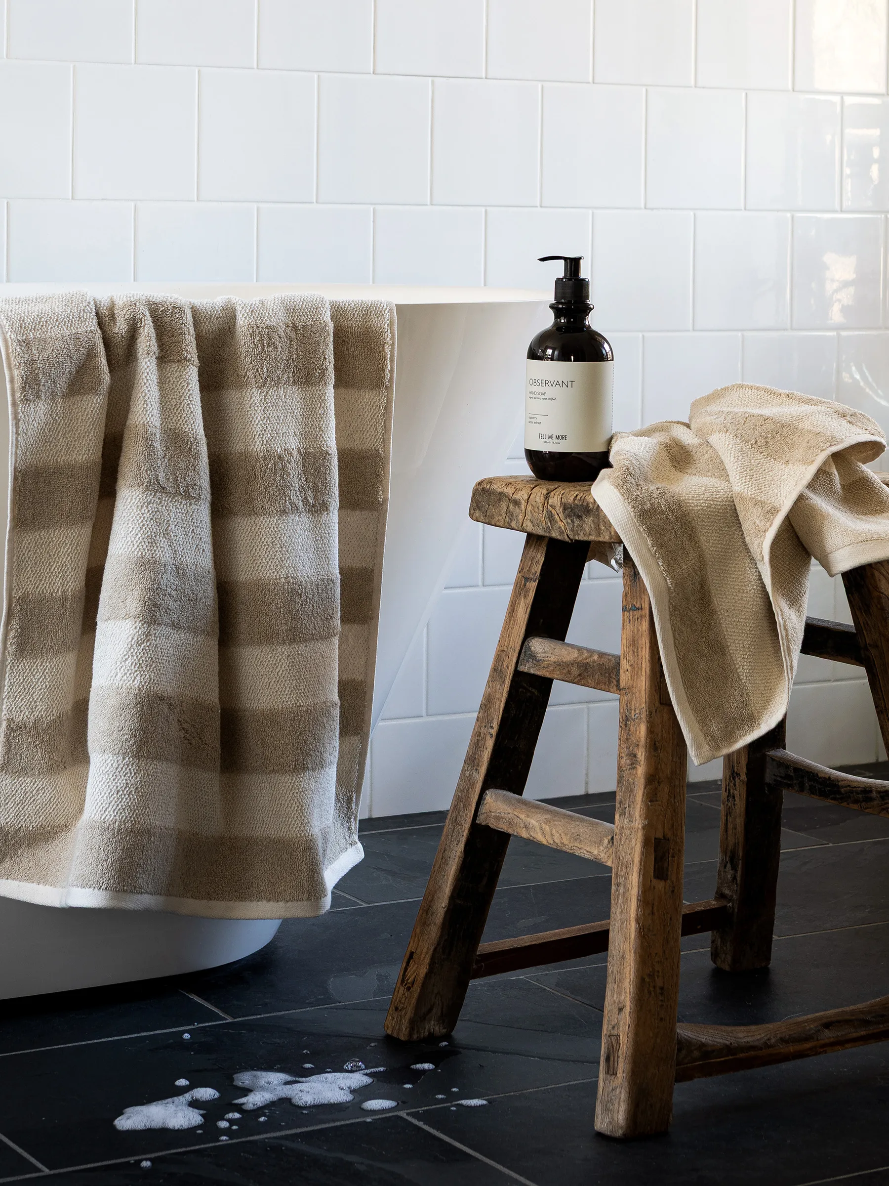 Toalha Cleo 70x140 cm, Beige Tell Me More