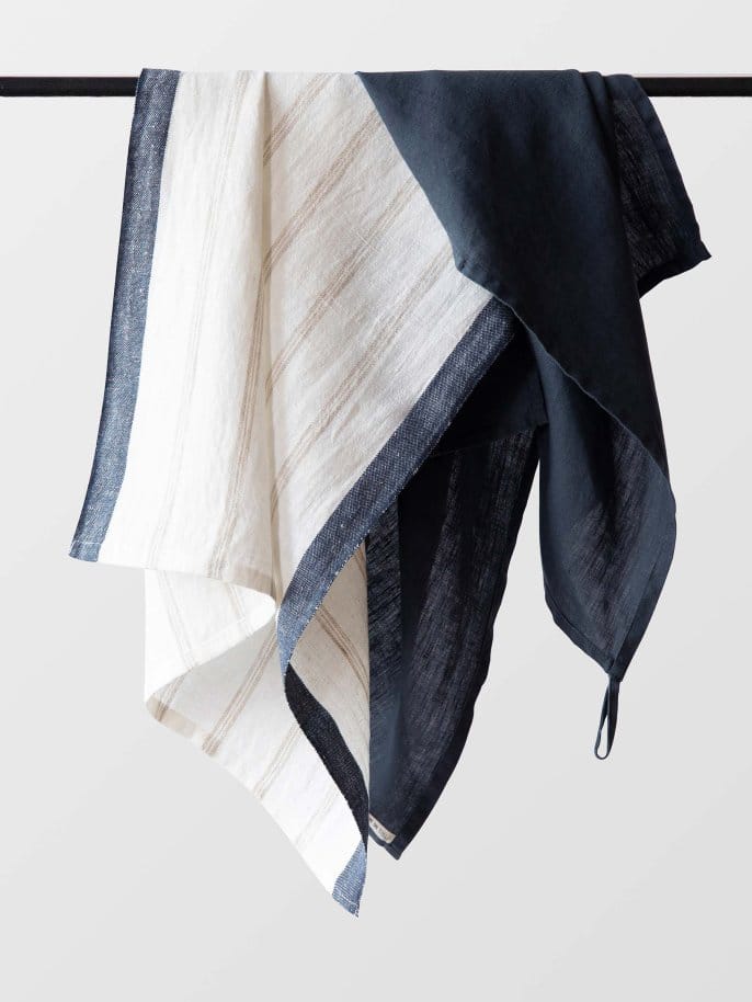 Toalha de cozinha Maya 50x70 cm, Natural Stripe Tell Me More