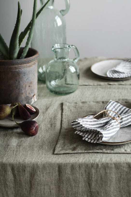 Toalha de mesa de linho Marion 145x270 cm, Dune Tell Me More