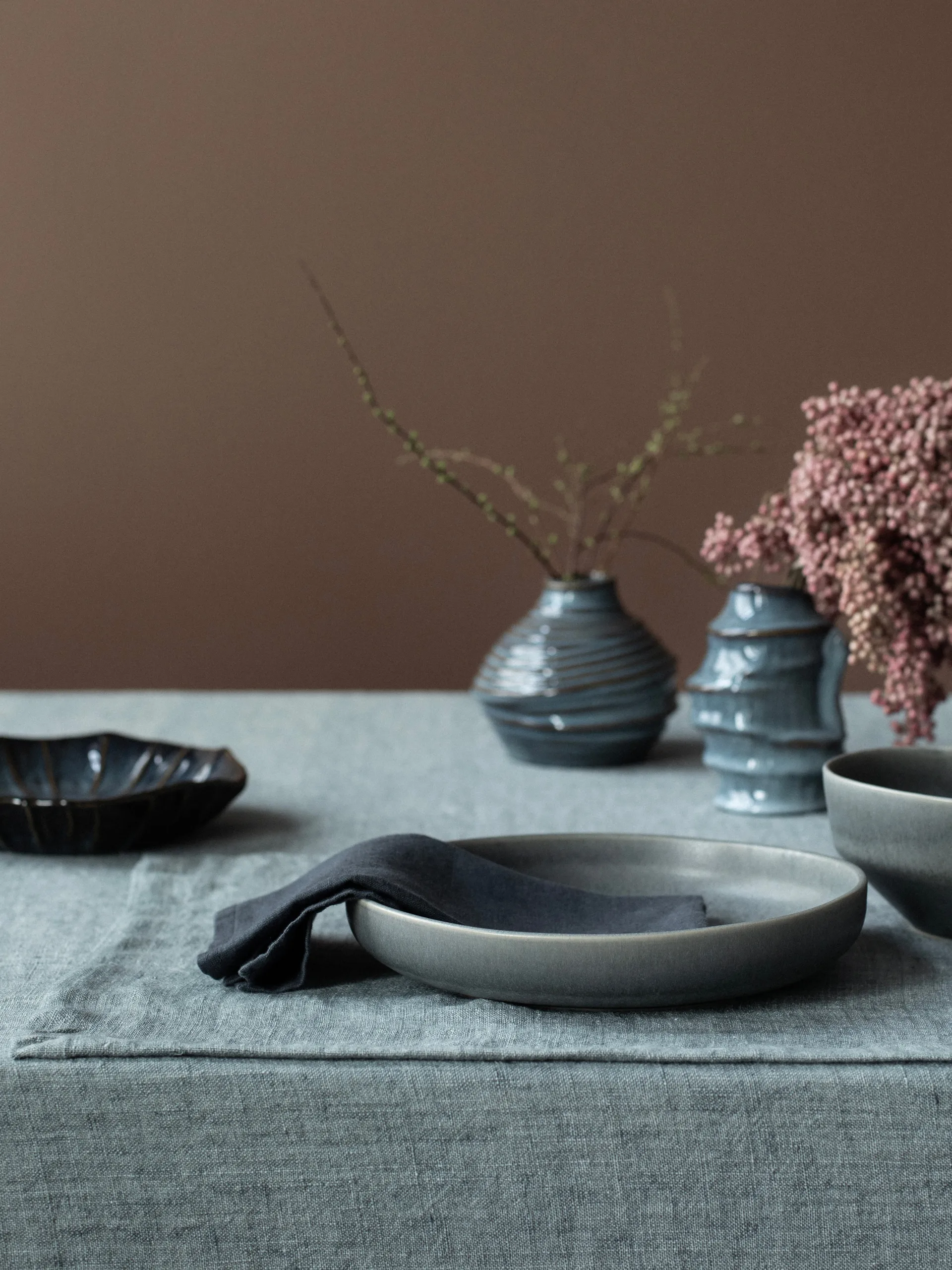 Toalha de mesa Marion linho 175x175 cm, Ocean Tell Me More