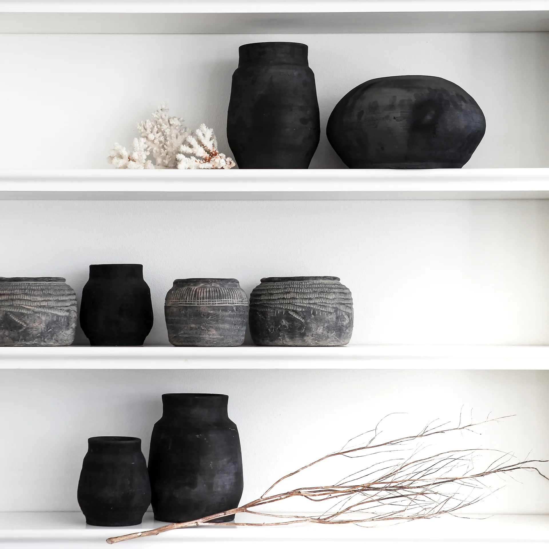 Vaso de flores Hero S, Preto Tell Me More