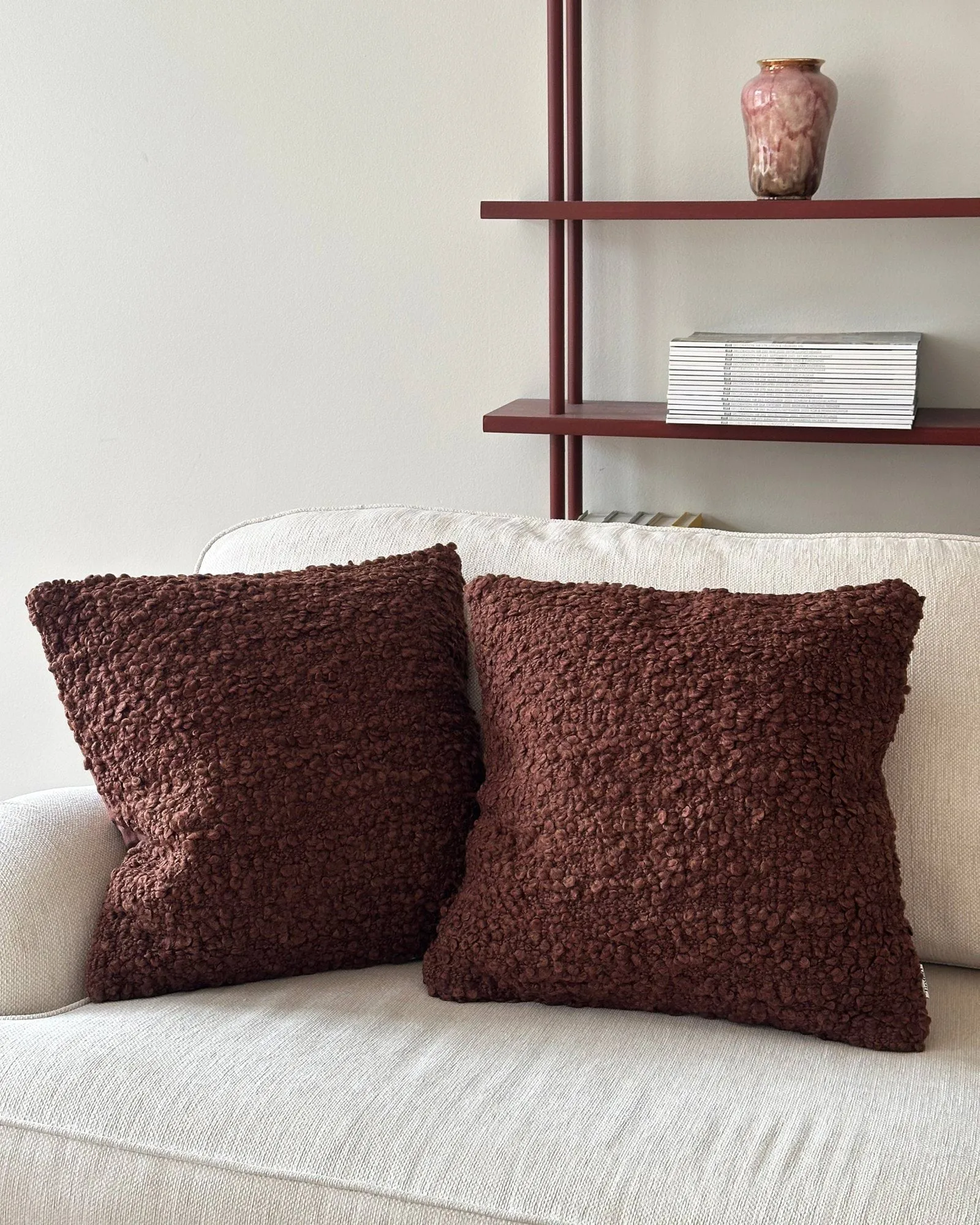 almofada decorativa Levantin, Castanho, 45x45 cm Tinted