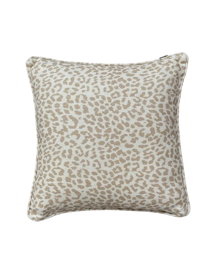 Almofada decorativa Norell - Leopard bege-off white, 50x50 cm - Tinted