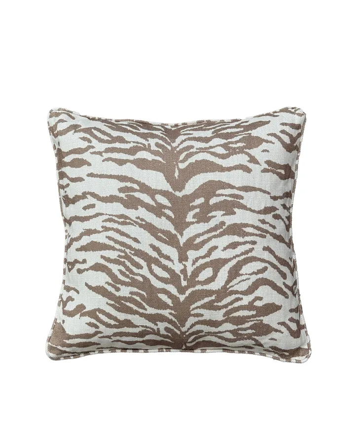 Almofada decorativa Norell - Tiger bege-off white, 50x50 cm - Tinted