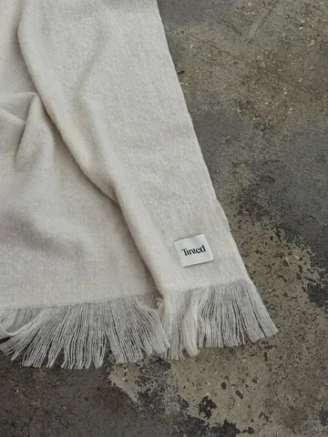 Fingal manta de lã - Solid off white-natural, 130x170 cm - Tinted