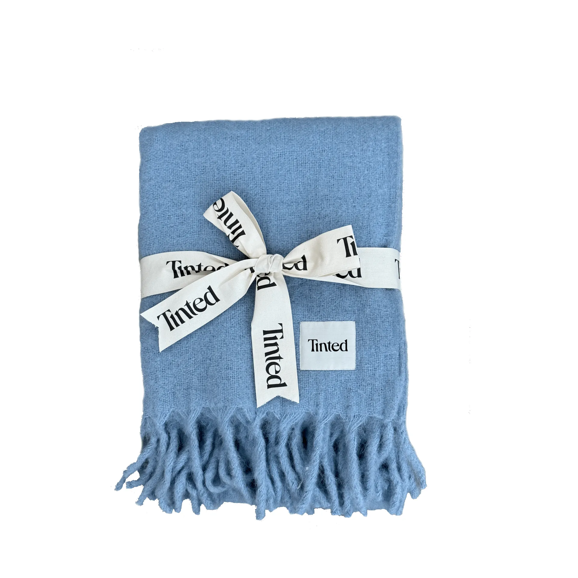 Fridh manta de mohair, Blue, 130x170 cm Tinted