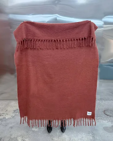 Fridh manta de mohair - Rust, 130x170 cm - Tinted