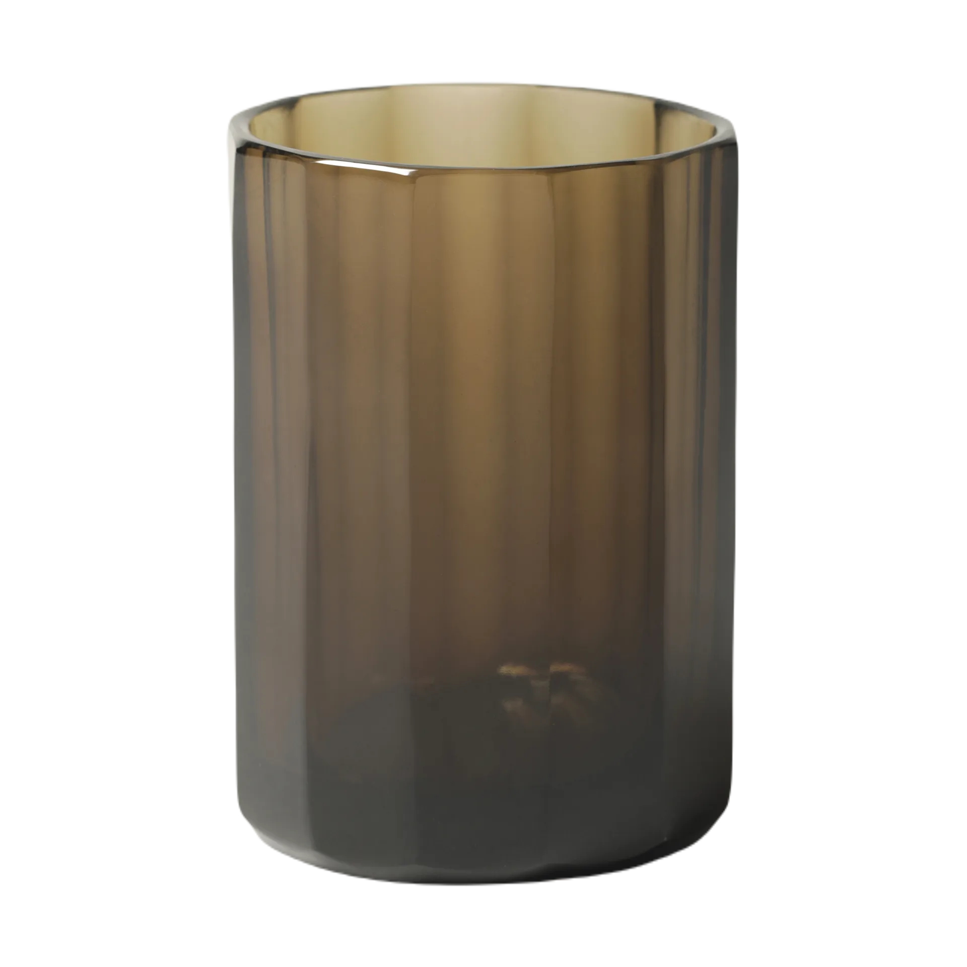 Lanterna Aspelin Ø8x11 cm, Brown Tinted