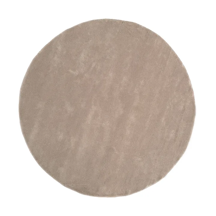 Liljehok tapete de lã - Bege, Ø300 cm - Tinted