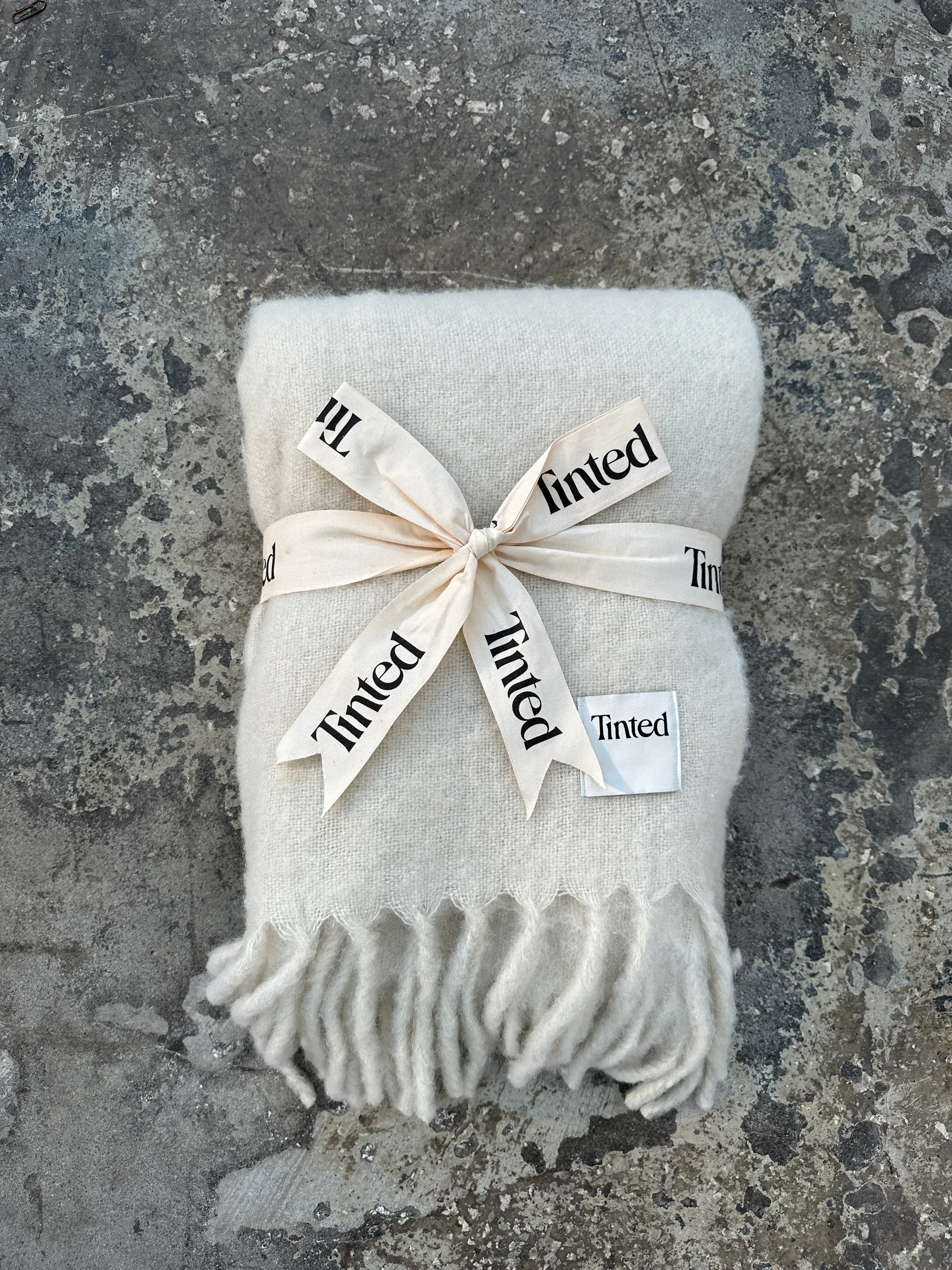 Manta de lã Jungberg 130x170 cm, Offwhite Tinted