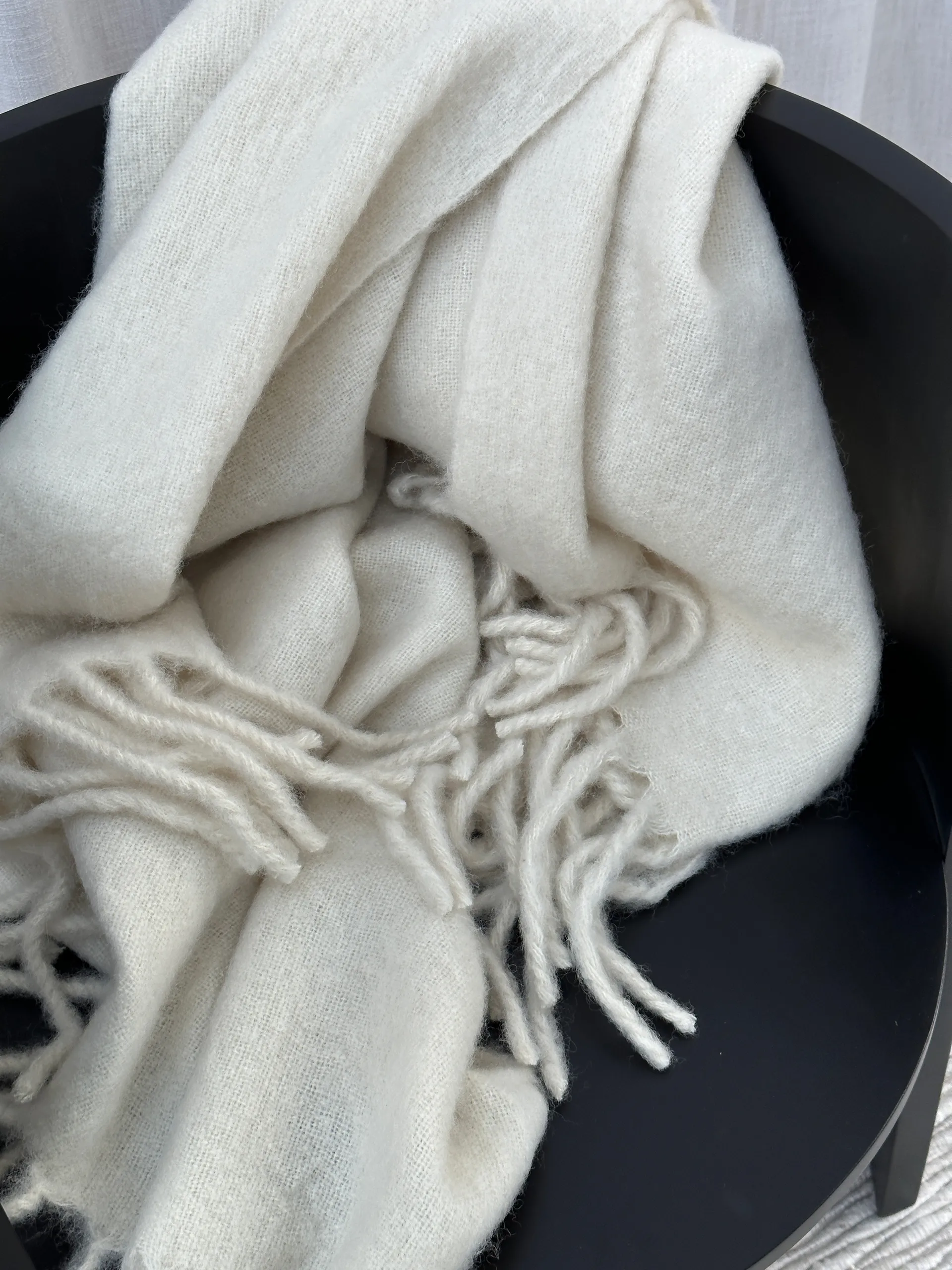 Manta de lã Jungberg 130x170 cm, Offwhite Tinted