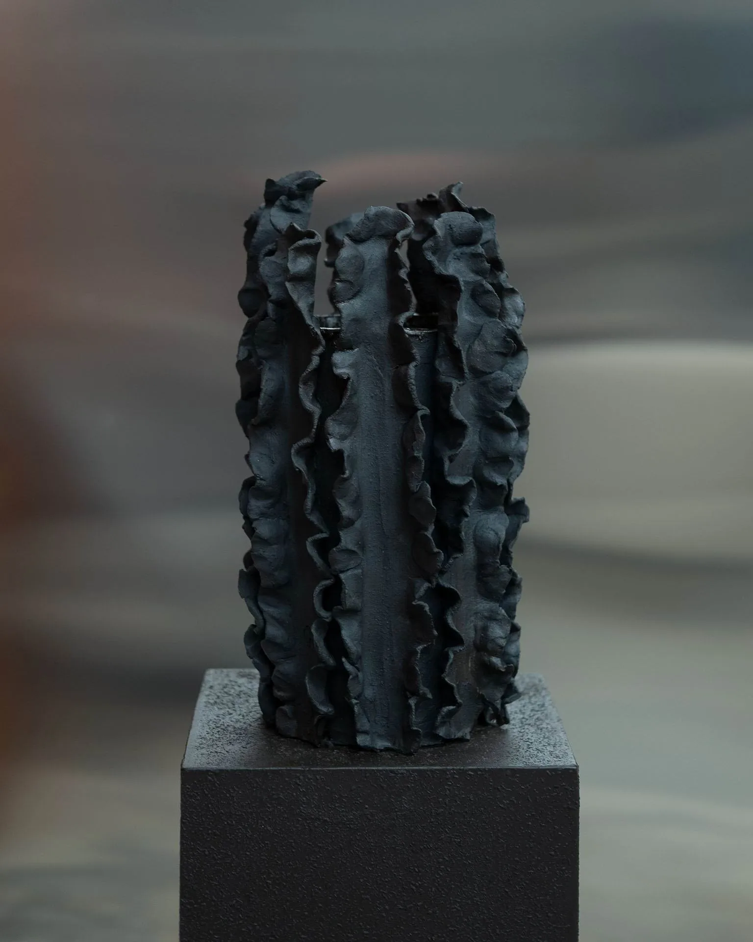 Melera vaso, Preto, 33x16 cm Tinted