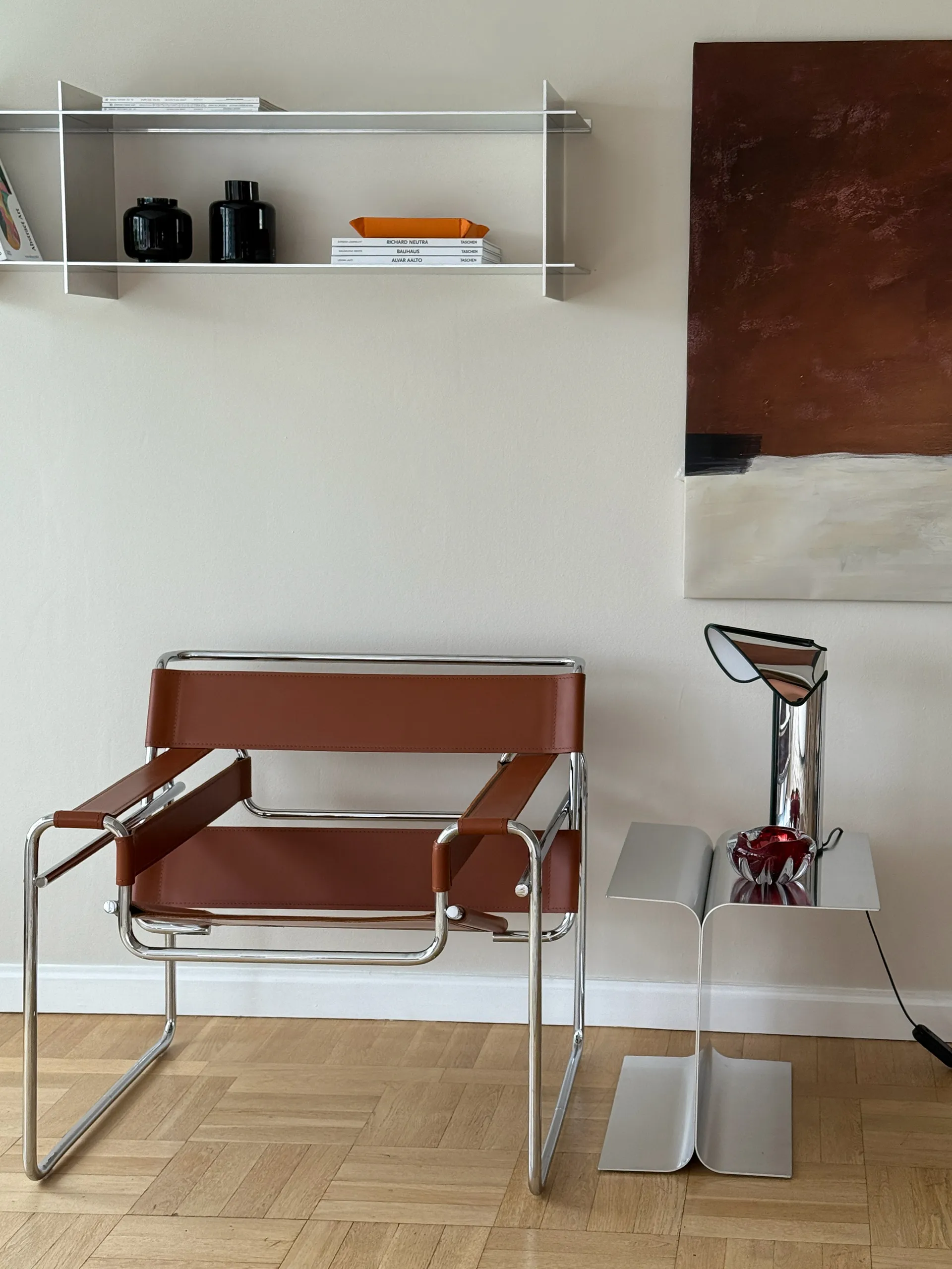 Mesa lateral Luce, Alumínio Tinted