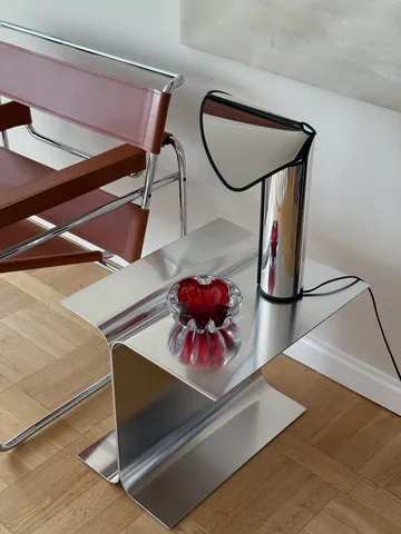 Mesa lateral Luce - Alumínio - Tinted