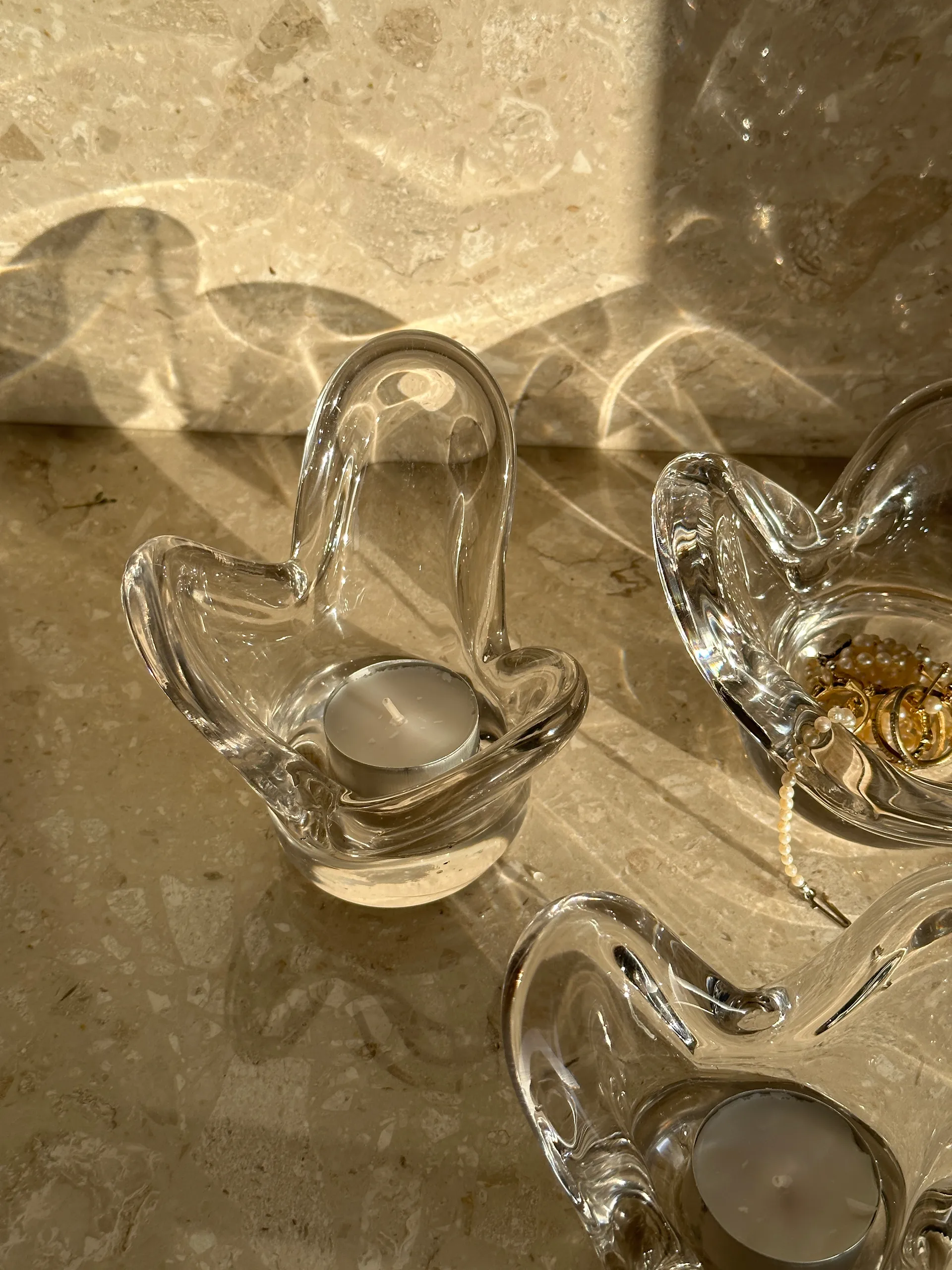 Porta-vela Visser, Clear Tinted