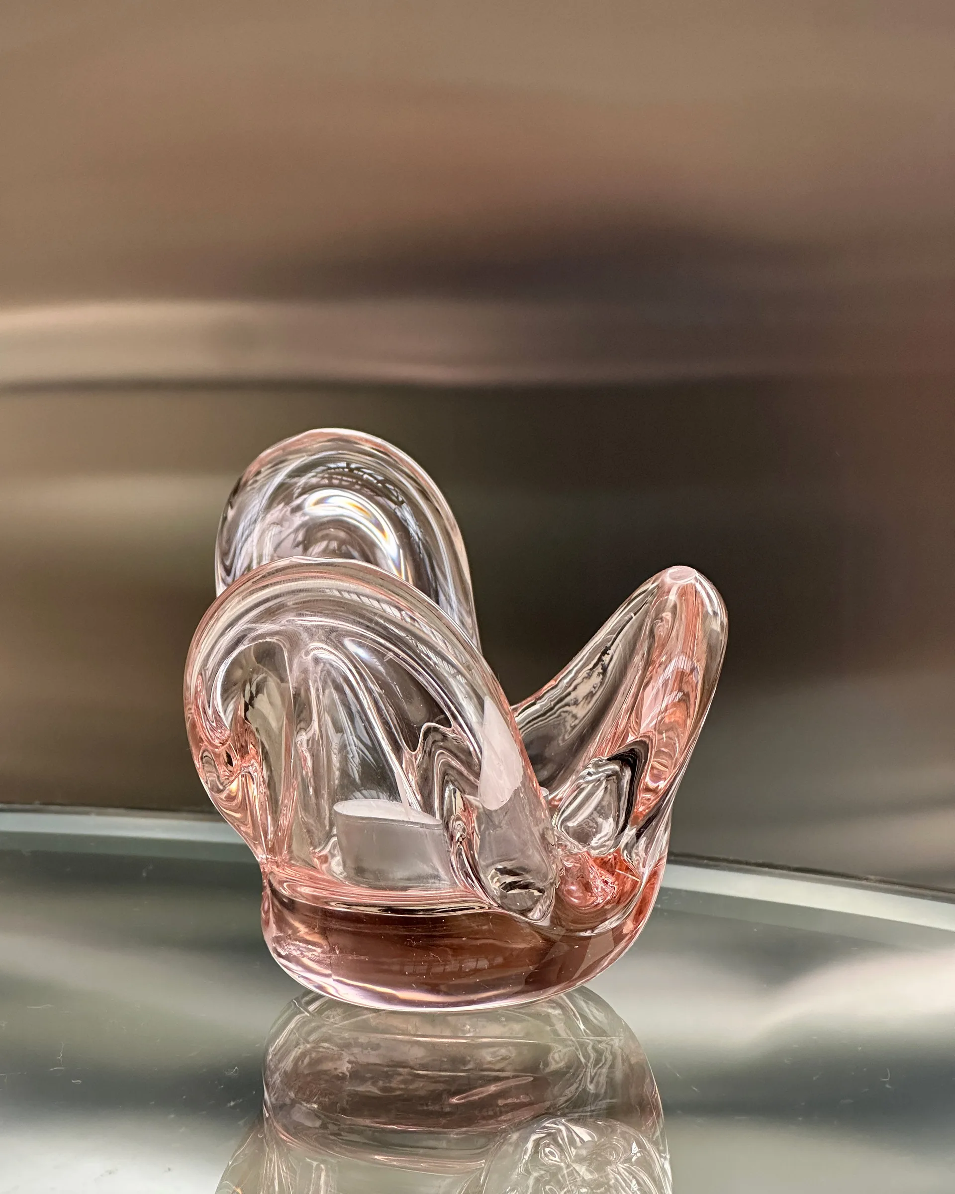 Porta-vela Visser, Pink Tinted