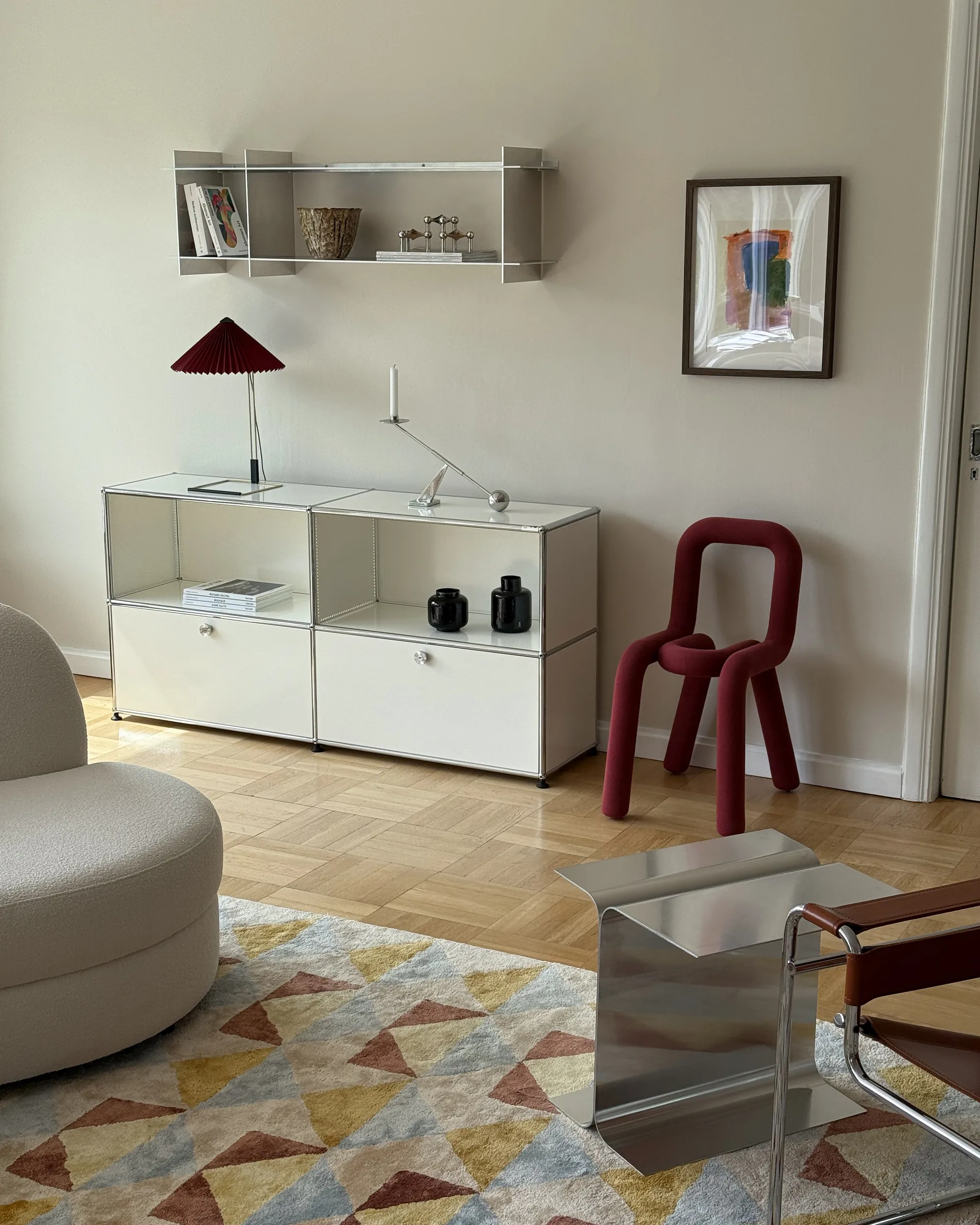 Prateleira de parede Ark, Alumínio Tinted