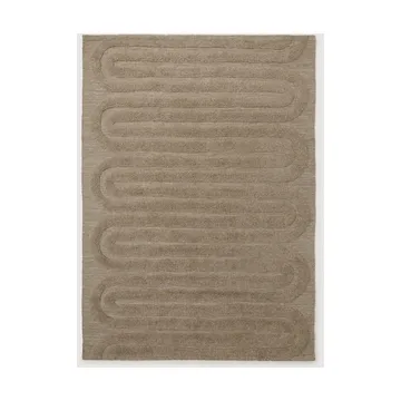 Riklund tapete de lã - Beige-melange, 250x350 cm - Tinted