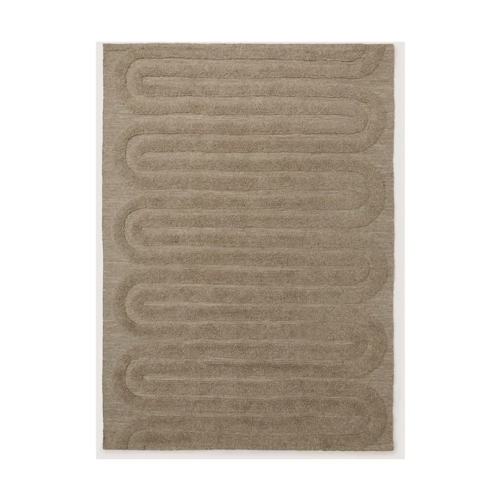 Riklund tapete de lã - Beige-melange, 250x350 cm - Tinted